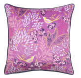 Songbird Velvet Cushion Mauve 50 x 50cm
